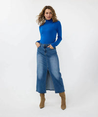 Esqualo - Freya Fancy Detail Shoulder Turtleneck Sweater