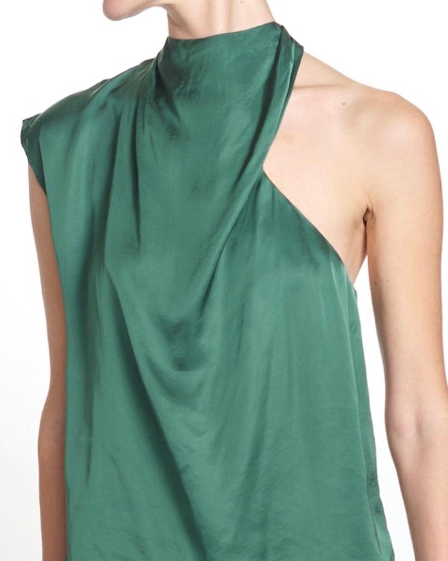 Corey Lynn Calter - Sage Silk Blouse
