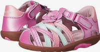 Stride Rite Toddler Round-Toe Flat Sandals in pink - kids' sandal - view 4