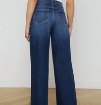 L'Agence Alicent Wide Leg Jeans in trenton - women's jeans - alternate view