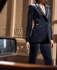 Joseph Ribkoff - Velvet Fitted Blazer