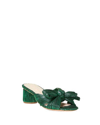 Loeffler Randall - WOMEN EMILIA PLEATED BOW HEEL SANDAL