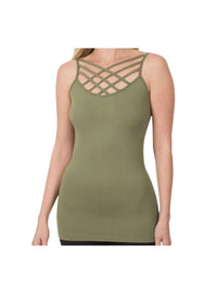Zenana - Triple Criss-cross Camisole