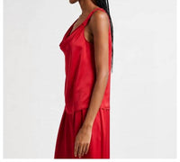 Ramy Brook - Zoe Cowl Neck Satin Tank Top