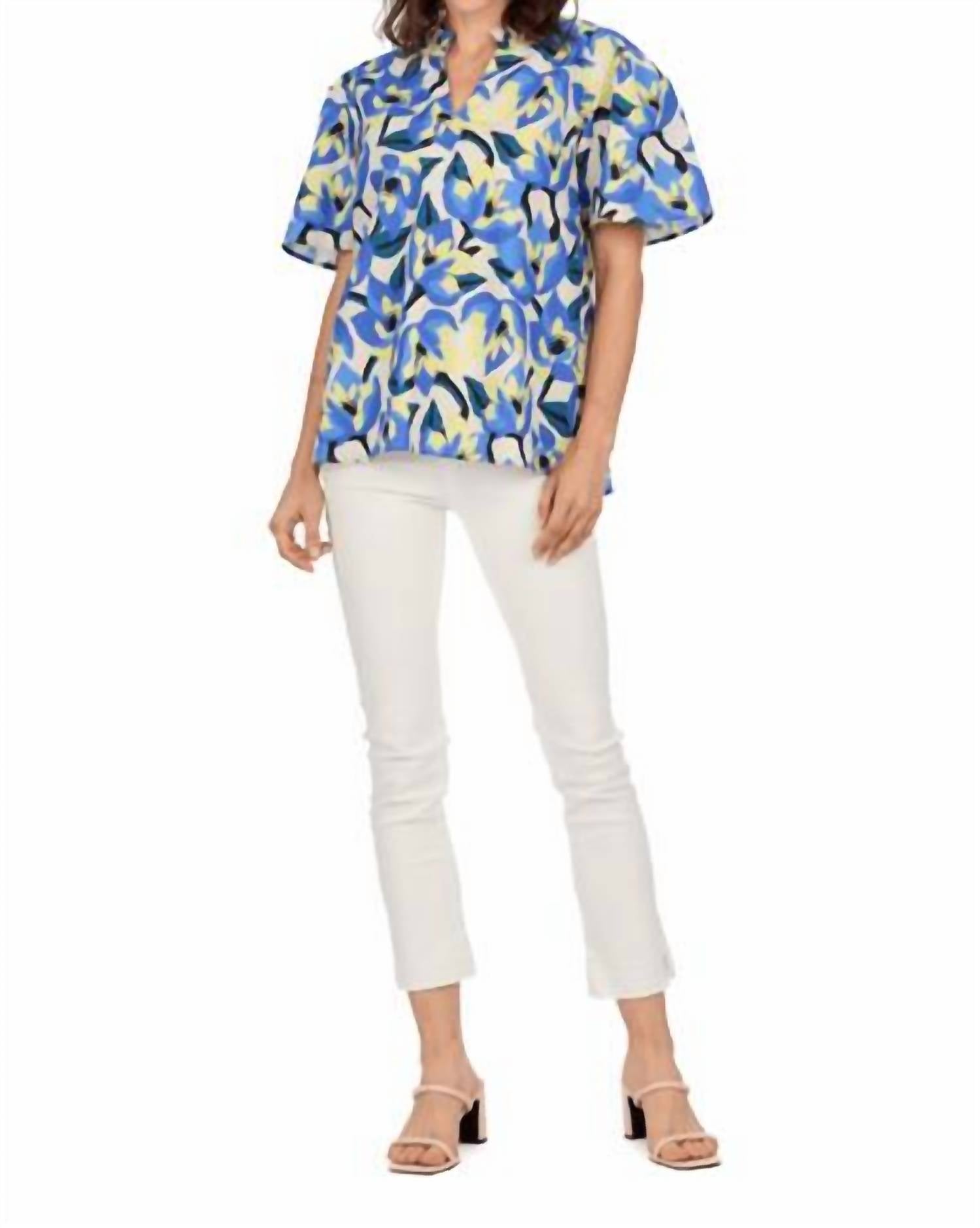 Mudpie - Chase Flounce Sleeve Top
