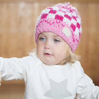 Blade And Rose - Baby Checkered Pompom Bobble Hat