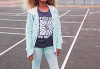 TINY WHALES Sprout Corduroy Jacket in seafoam natural corduroy - item
