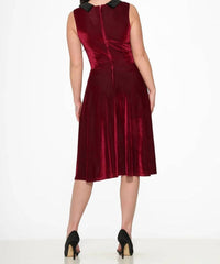 Orchid Bloom - Kurtroy With Collar Swing Dress