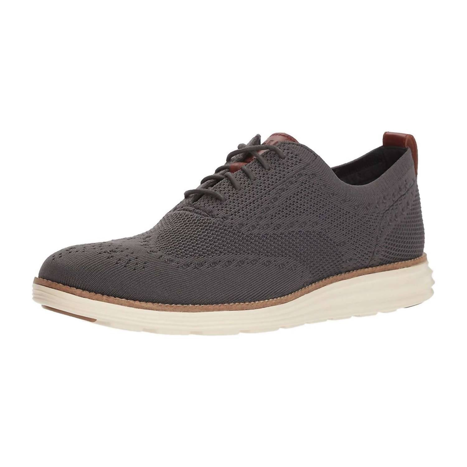 COLE HAAN Men's Original Grand Wingtip Oxford Shoes in magnet - men's shoe - view 10