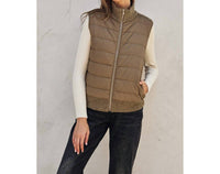 Dress Forum - Sherpa and Puff Contrast Vest