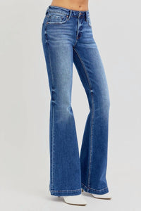 Risen - Low-rise Flare Jeans