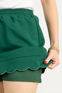 Entro - Hunter Scalloped Pull-on Skort