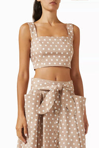 No Pise La Grama - Sotavento Cropped Top