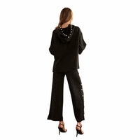 Joh - Farrah French Scuba Pearl Pant With Gliter