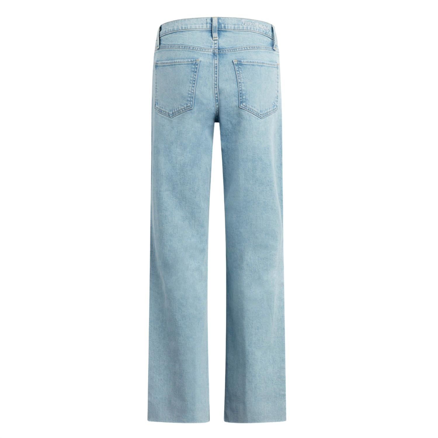 Favorite Daughter Women's Tommy Mid Rise Boyfriend Jeans in wildwood - women's jeans - detail view