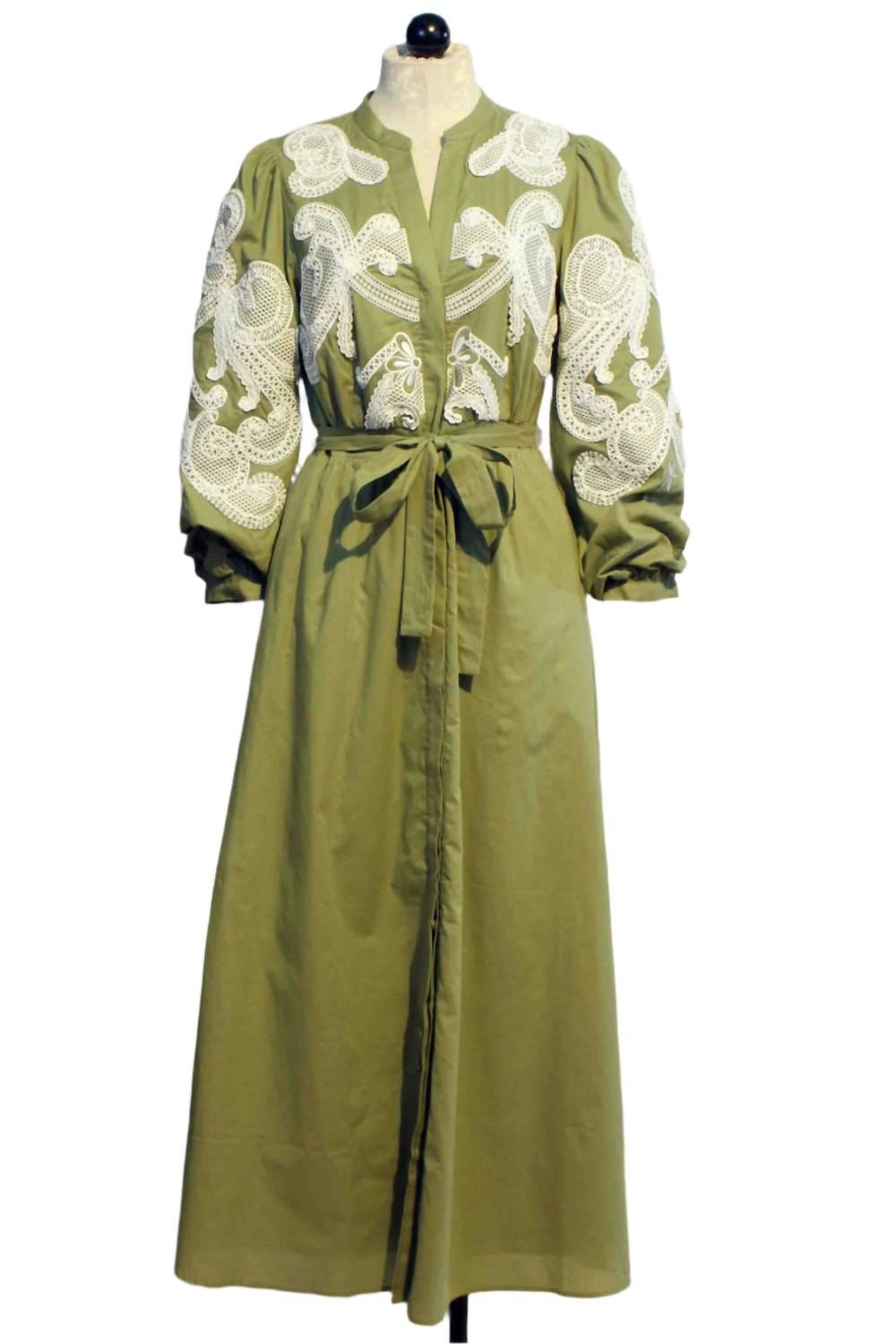 Caballero - Women's Cat Embroidery Maxi Dress
