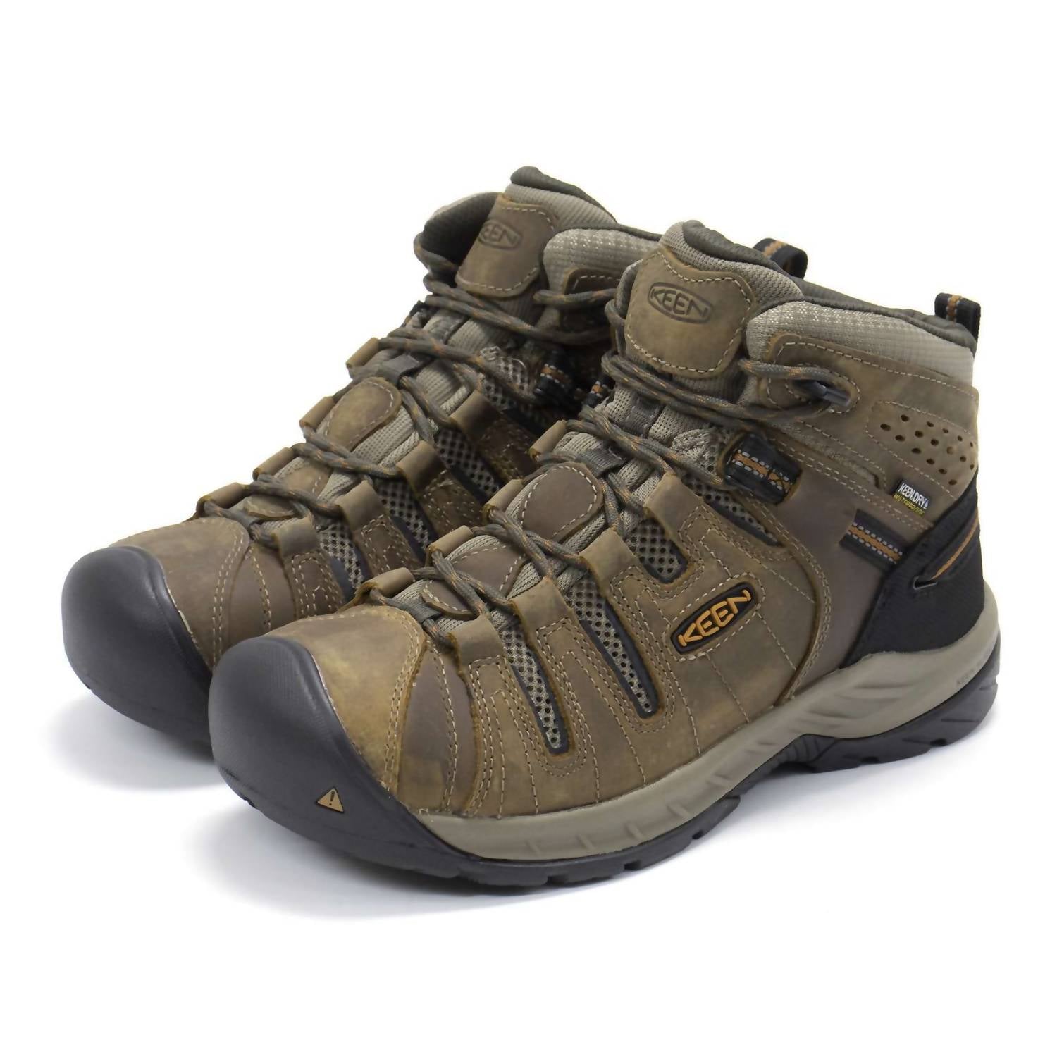 Keen - Men's Flint 2 Mid Height Soft Toe Waterproof Non-slip Work Boots