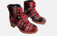 Eric Michael - WOMEN INDIGO LACE UP BOOTS