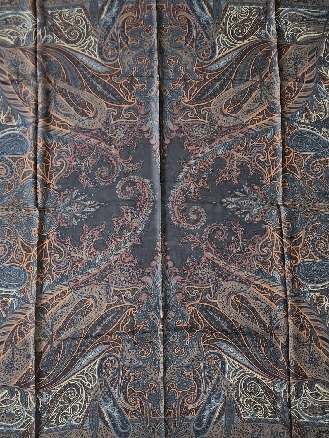 Etro - Women's Paisley & Floral Wool Blend Sheer Shawl Scarf