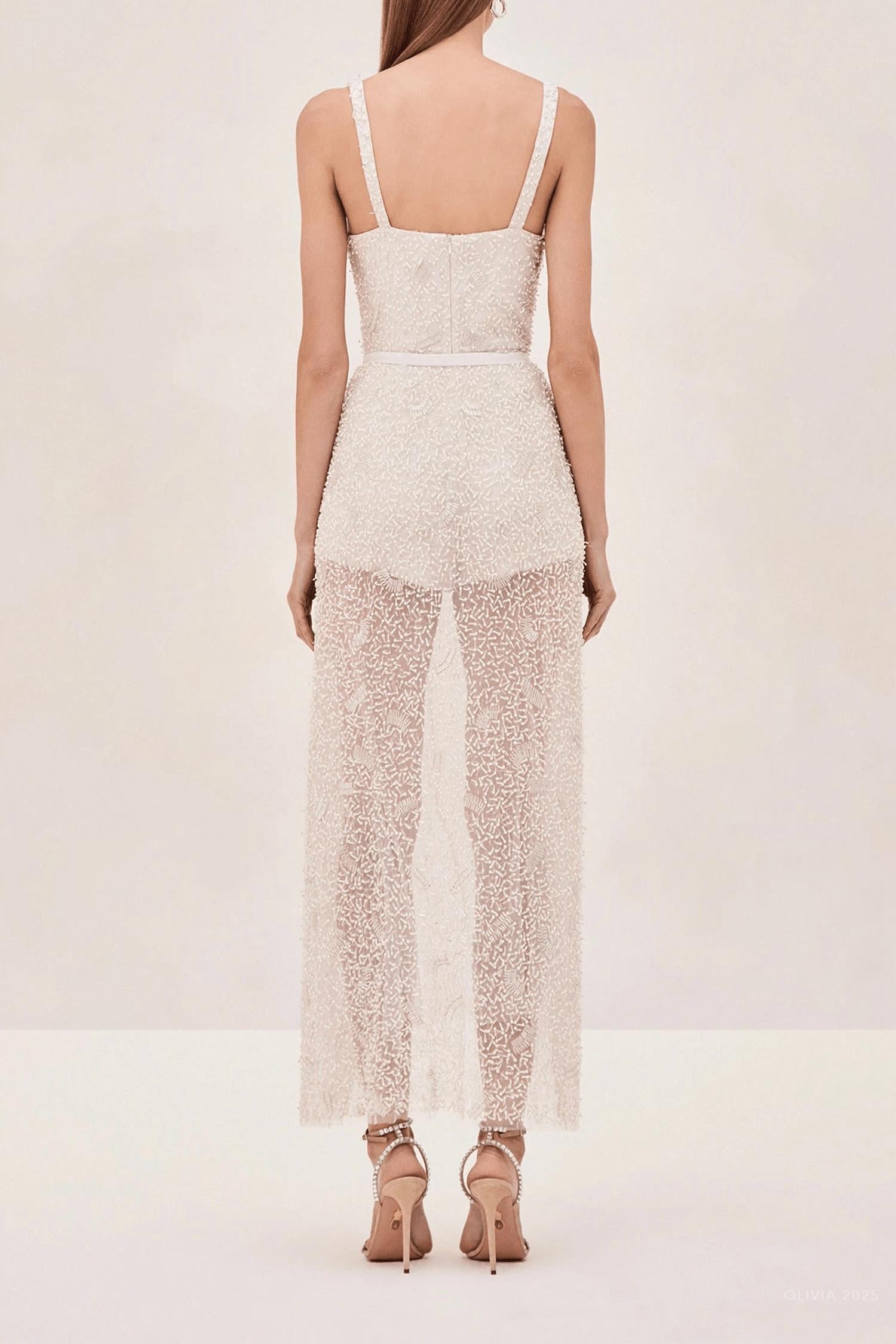 Alexis - Escola Pearl Crystal Romper