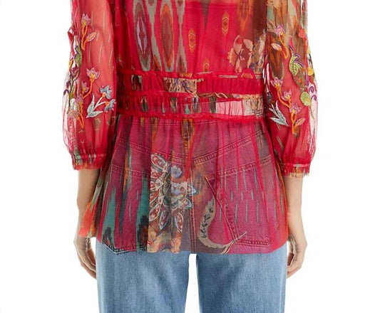 Johnny Was - Feather Lark Mesh Blouse