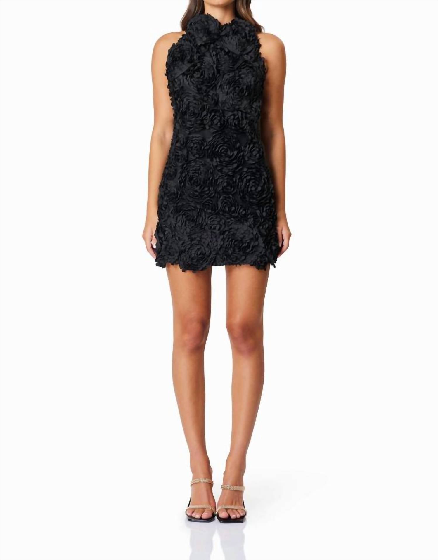 Elliatt - Megan Halter Neck Mini Dress
