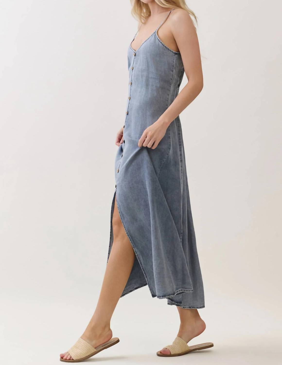Final Touch - Denim Tencel Dress