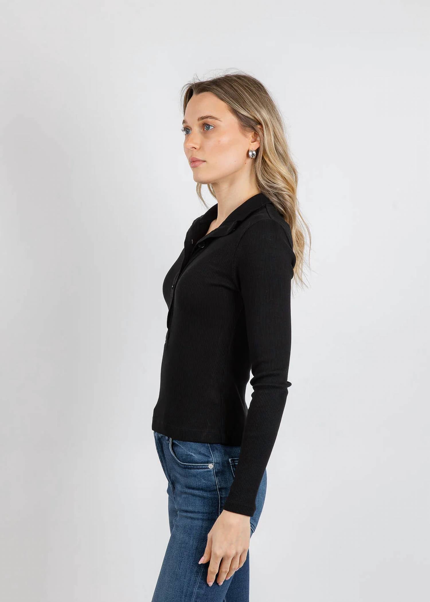 Citizens Of Humanity - Sheena Long Sleeve Henley Top