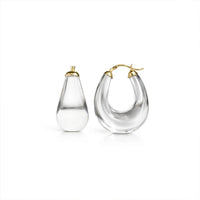 Gold & Honey - Women's Chunky Bucket Hoop Earrings