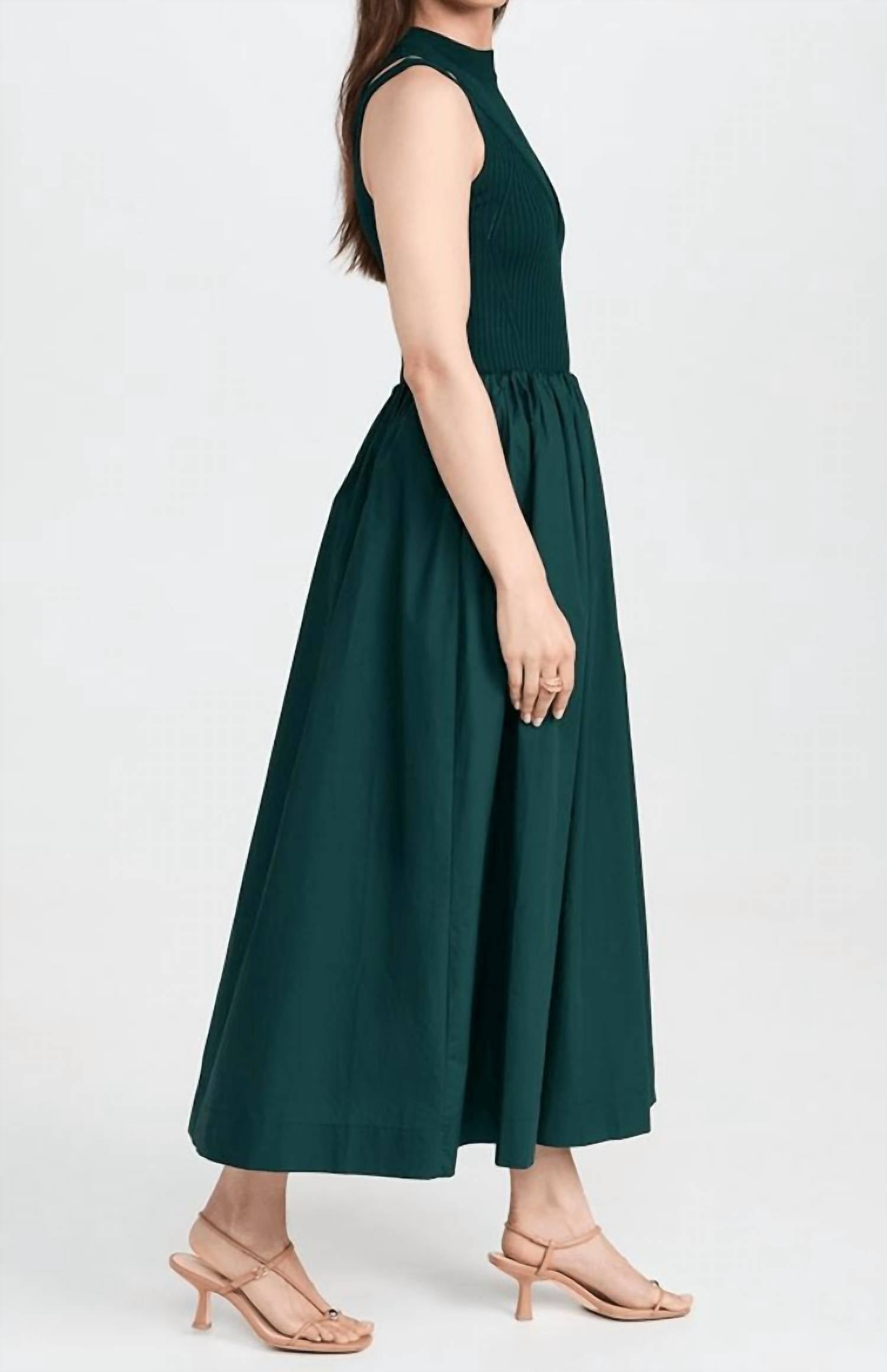 En Saison - Sigrid Mixed Media Maxi Dress