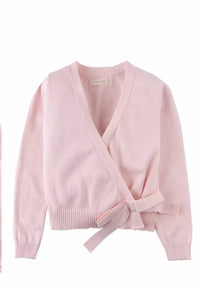 Aaron & Amber - Carnation Wrap Sweater