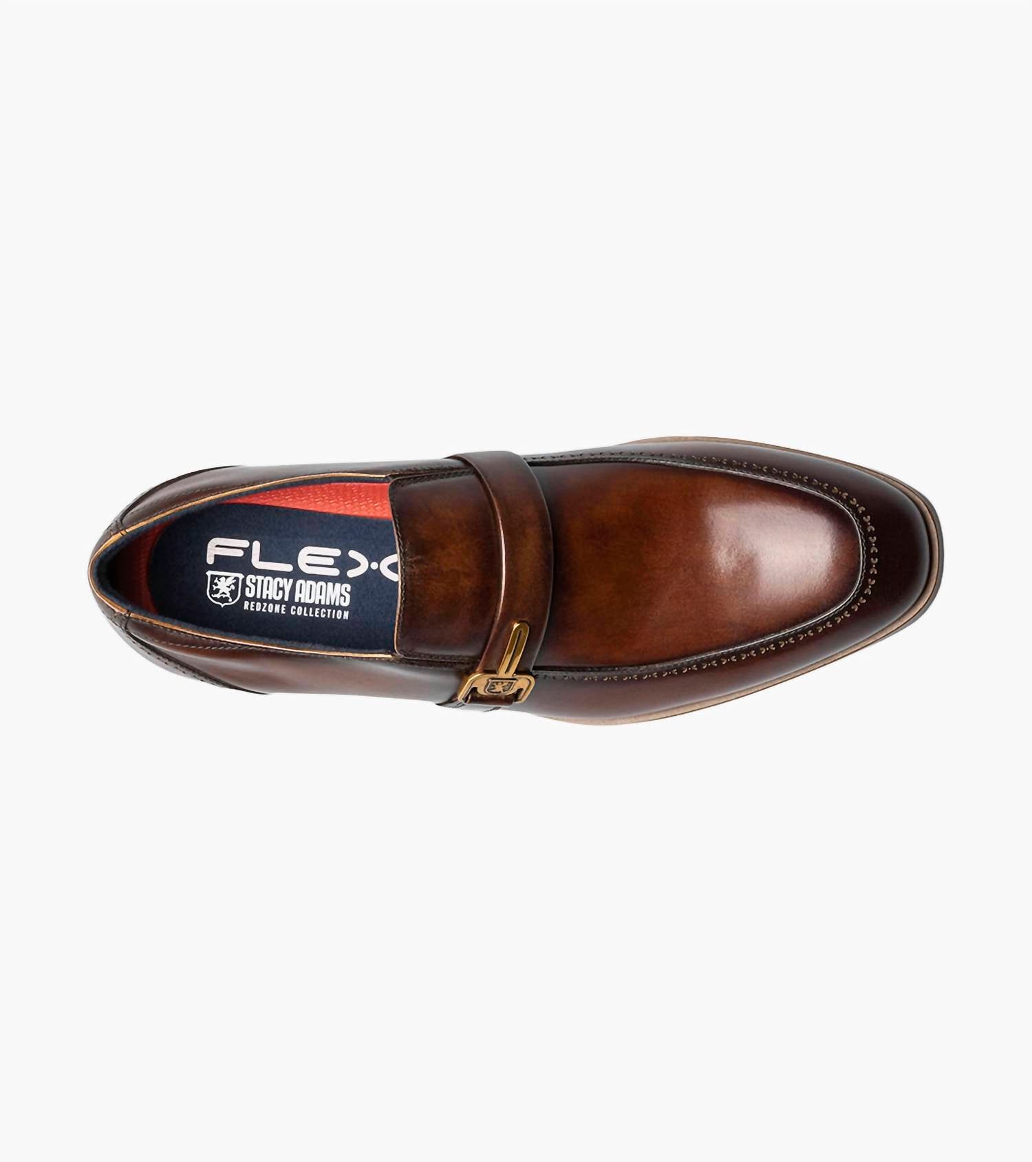 Stacy Adams - Men's Buckley Moc Toe Ornament Slip On Loafers
