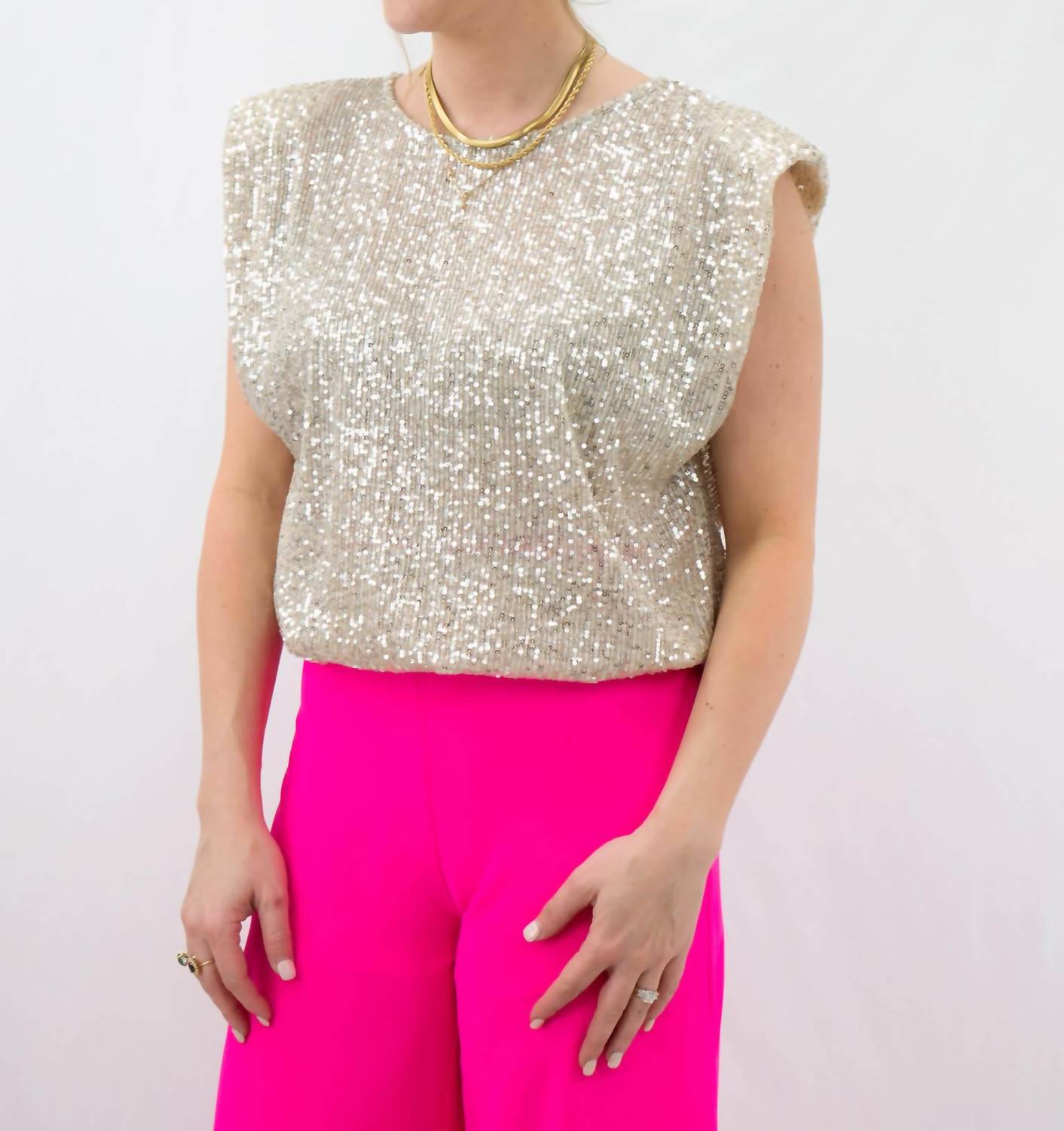 DO+BE High Rise Dress Pants in hot pink - women's pants - alternate view