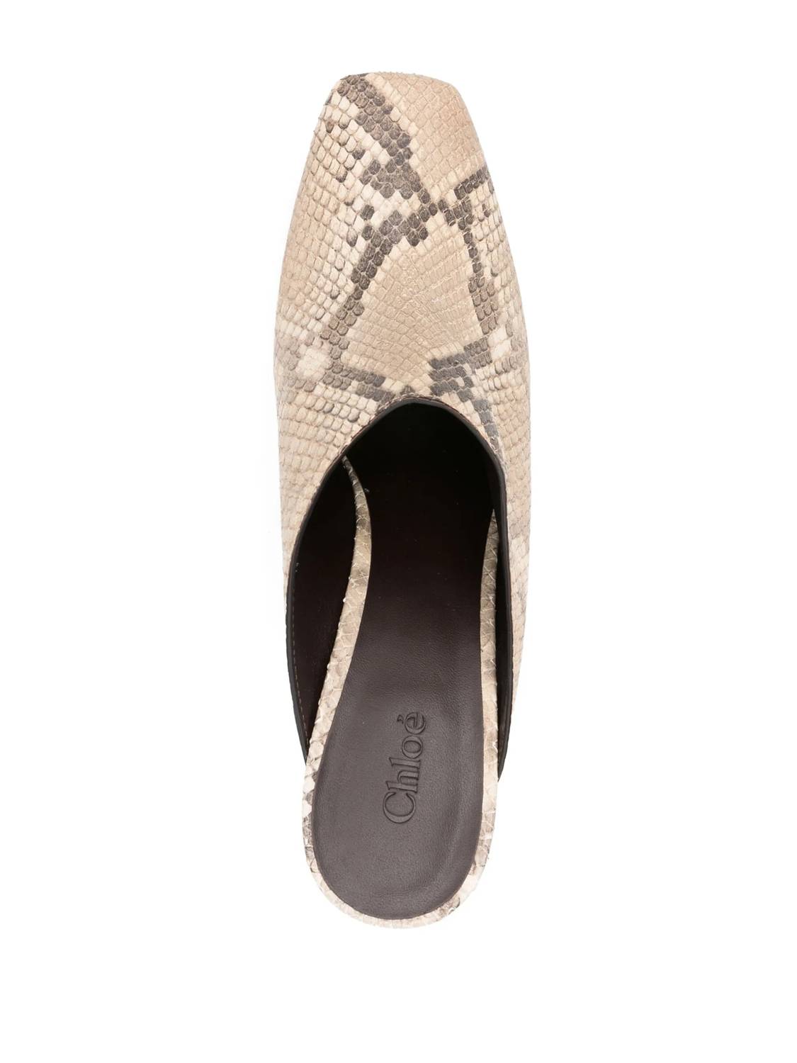 Chloe - Women's Ambre Leather Mules