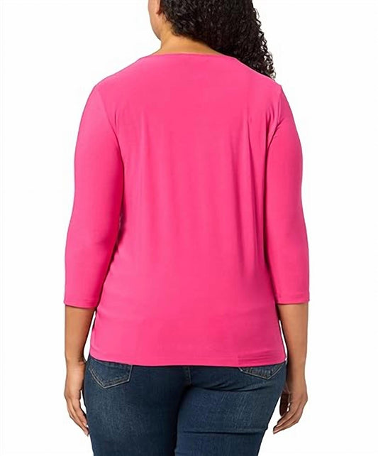 Multiples - Front Drawstring Tie Top