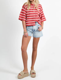 Aureum - Women's Kate Striped Cardigan