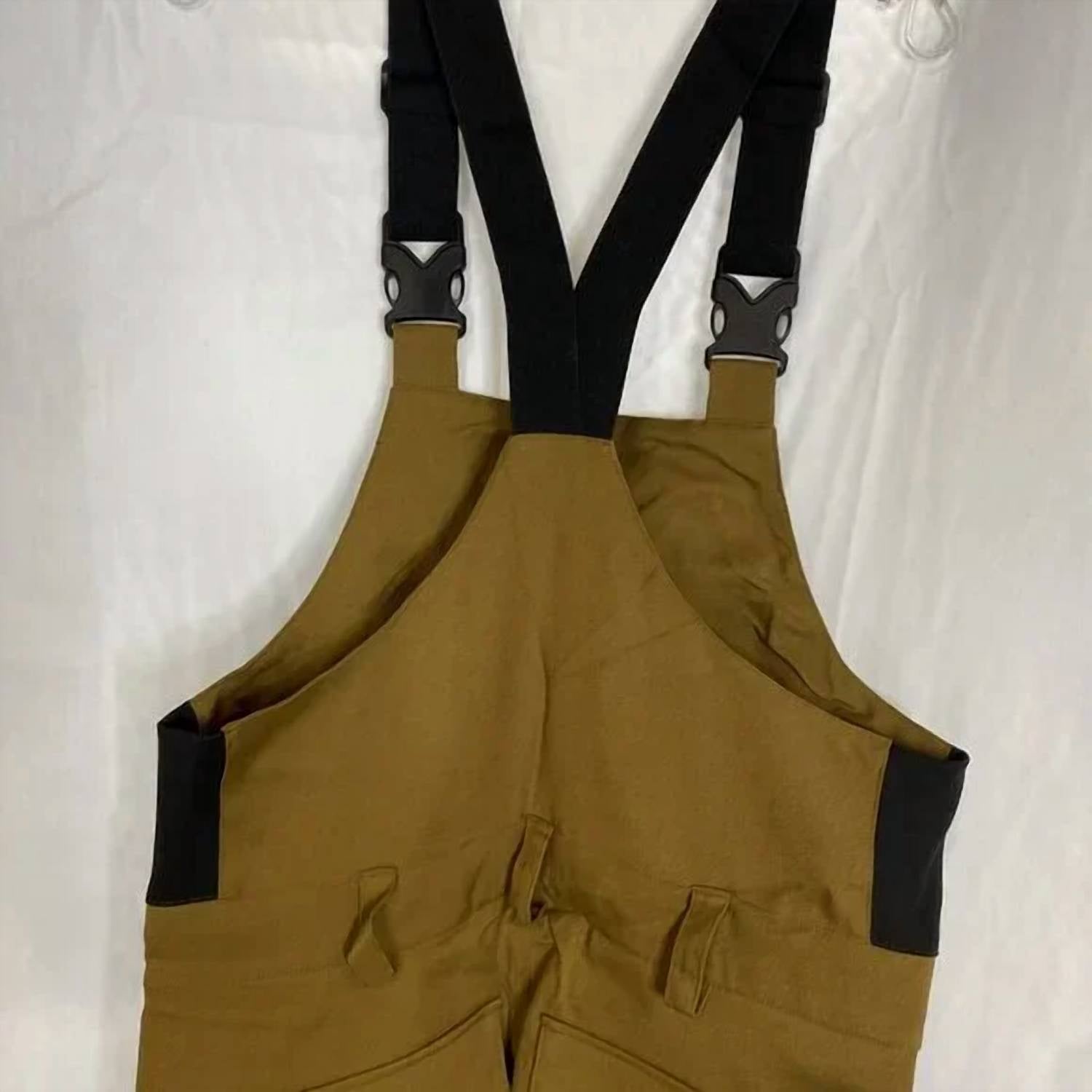 Gsou Snow Men’s Relaxed Fit Snow Bibs With Knee Reinforcements in brown - men's pants - view 5