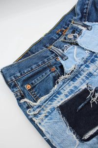 Knotwtr - Women's Patch Denim Skirt