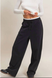 Hyfve - Trendy Cotton Wide Leg Pants