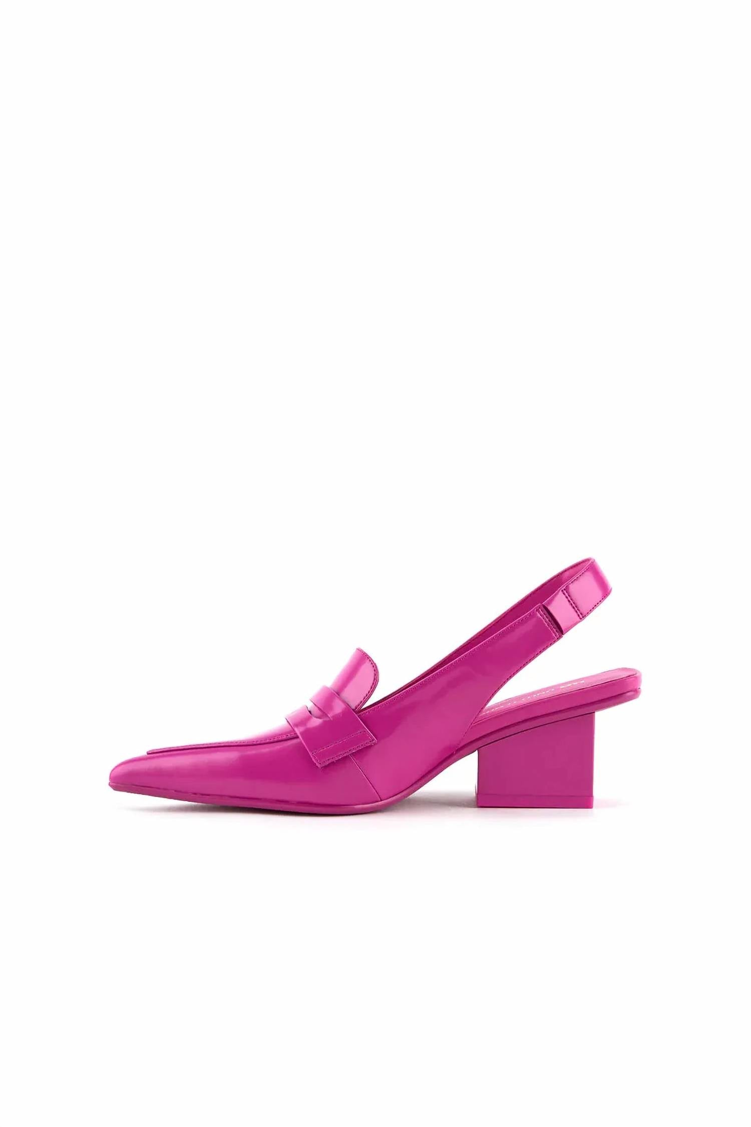 United Nude - Women's Raila Loafer Mid Block Heel Sandal