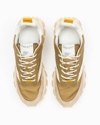 Oncept Women's Osaka Rouind Toe Sneakers in tan - women's sneaker - detail view
