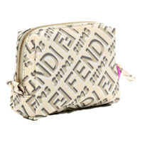 Fendi - Women's Nylon Avorio Small Beauty Pouch