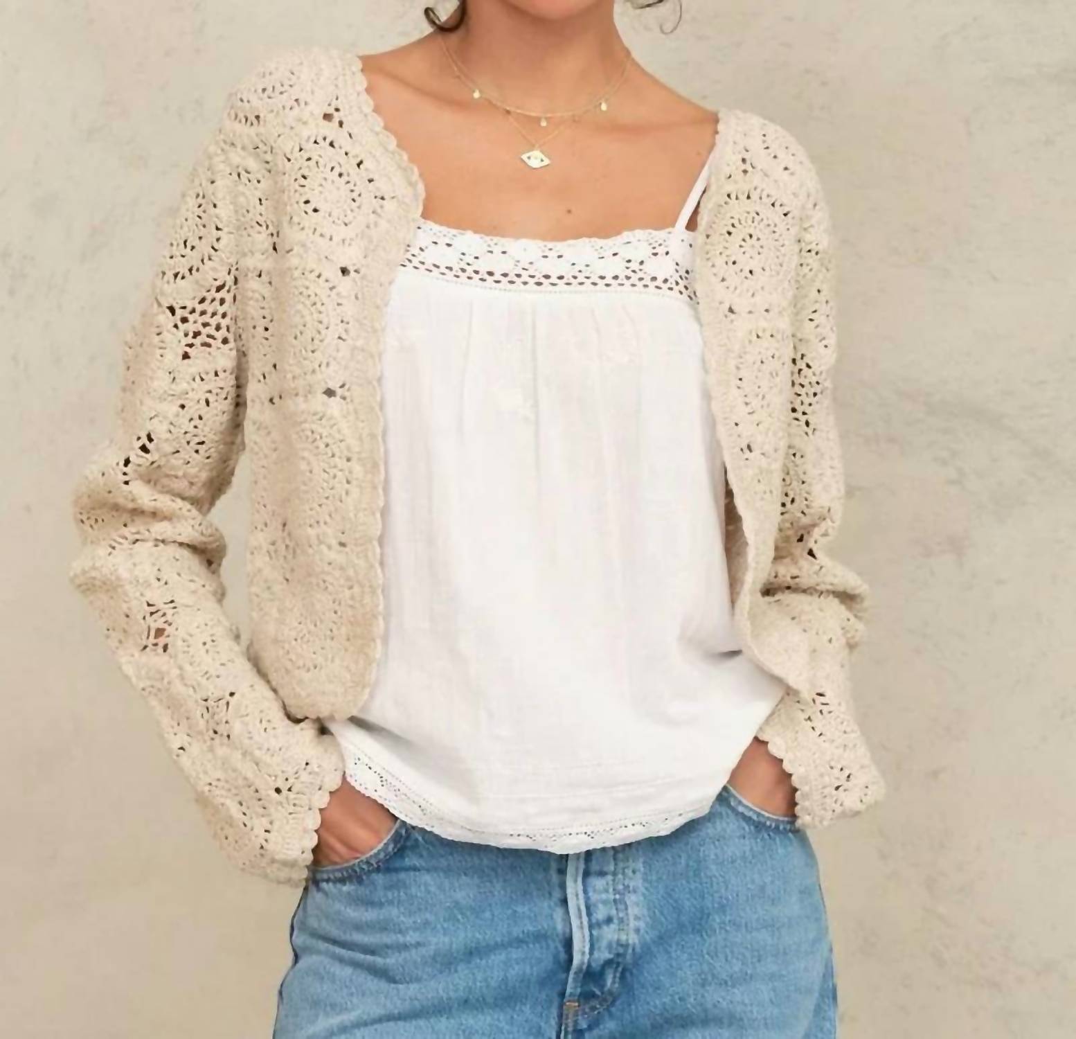M.A.B.E. - Maci Crochet Jacket