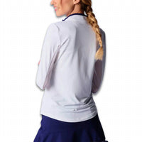 G Lifestyle - Long Sleeve Color Block Mock Top