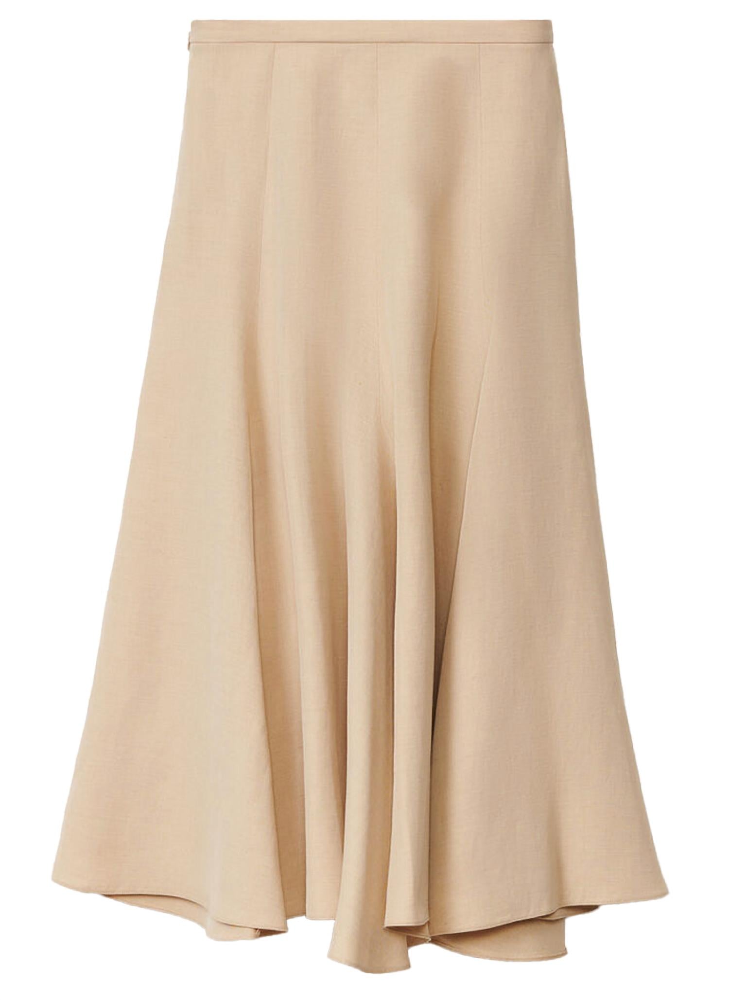 Fabiana Filippi - Viscose Linen Flared Skirt
