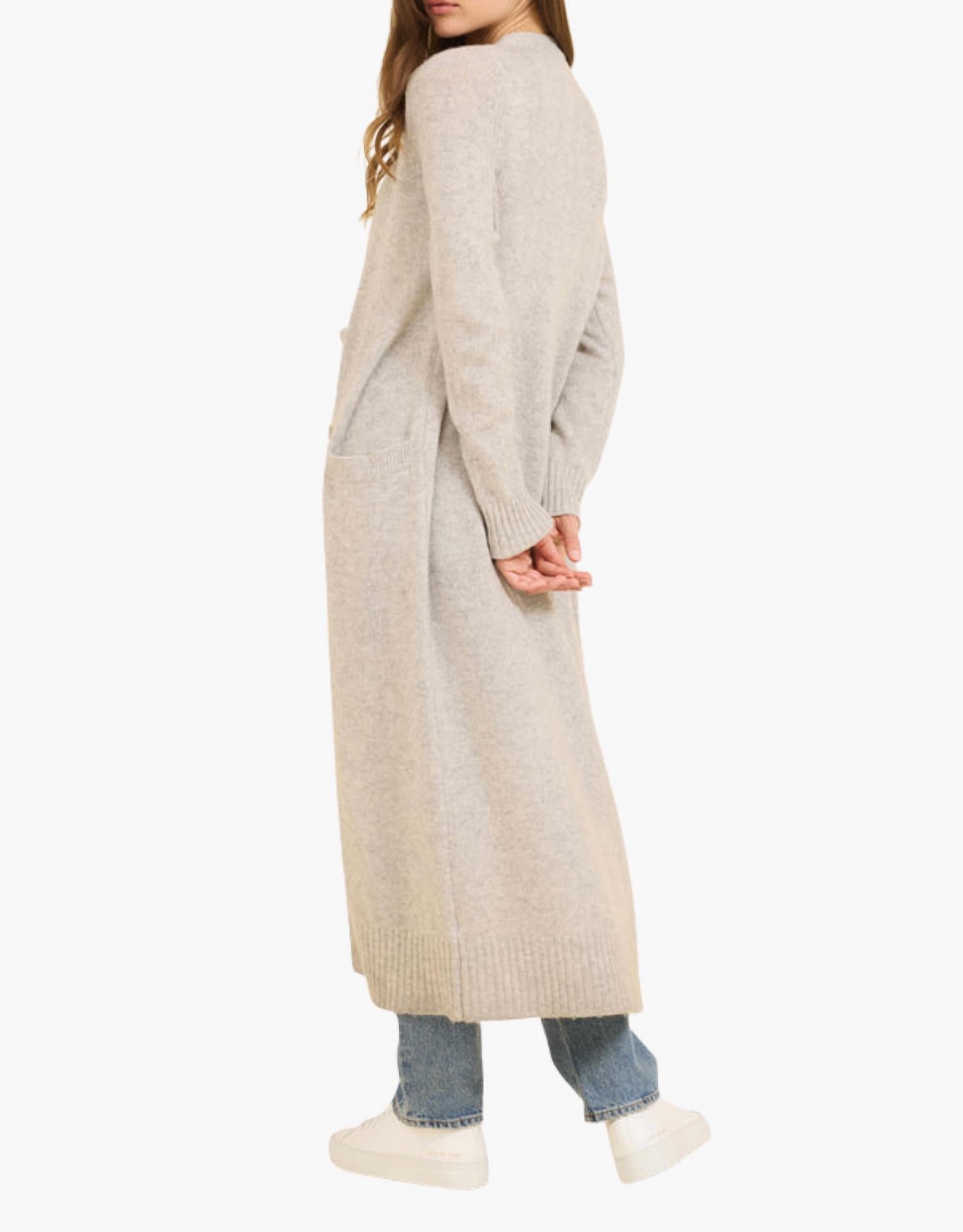 One Grey Day - Morgan Cashmere Duster