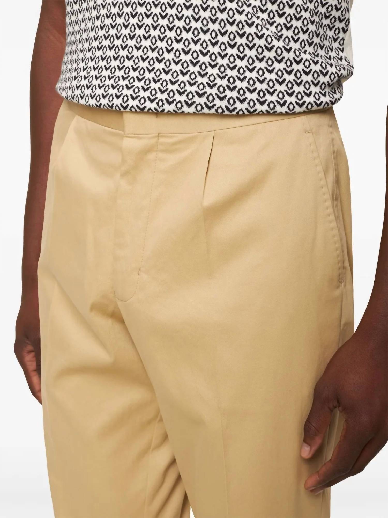 Orlebar Brown Carsyn Cashmere Trousers in beige - men's pants - alternate view