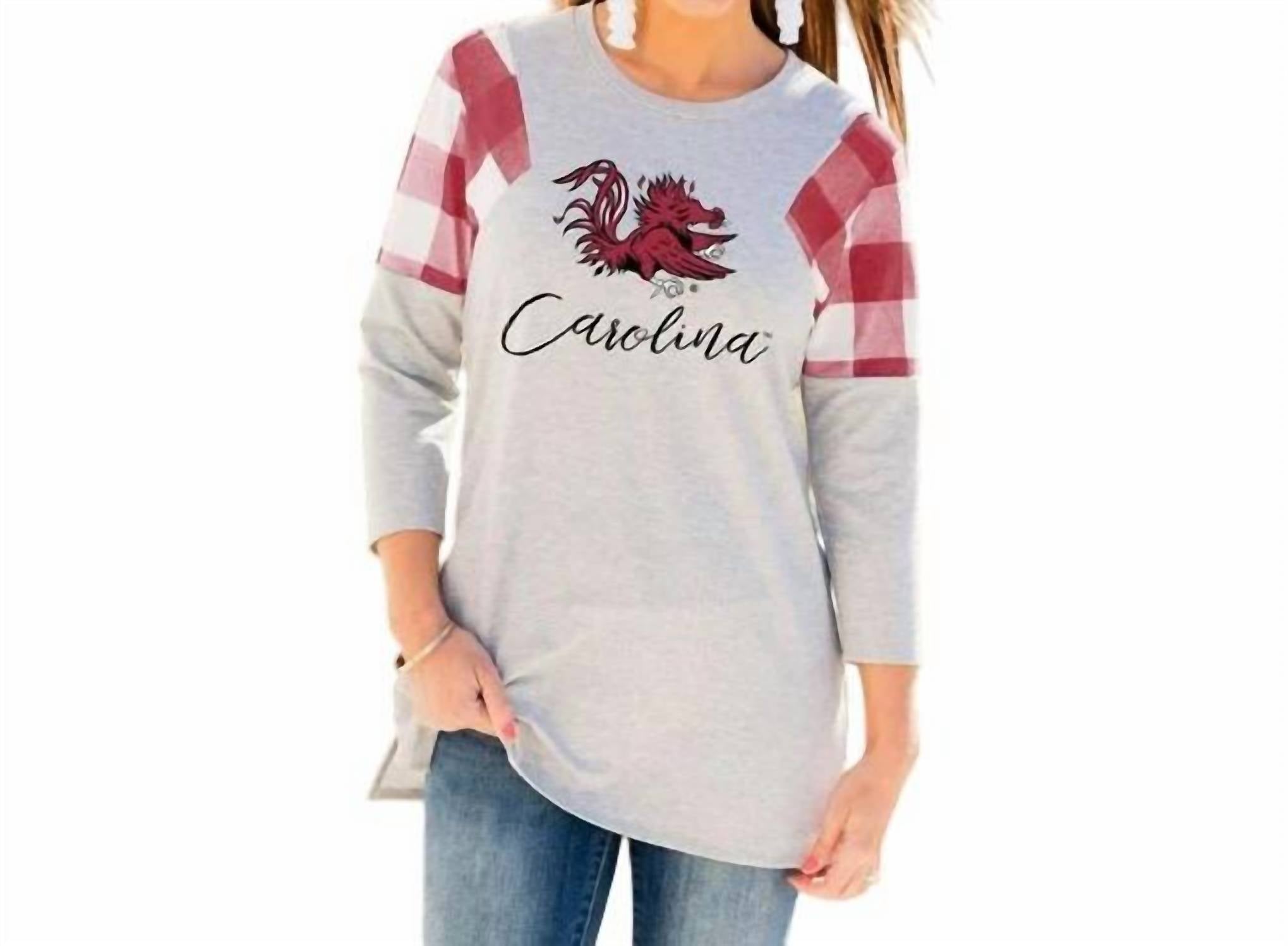 Gameday Couture - University of South Carolina Get in Check Tunic