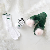 Bella Sleep + Spa - Women's Ornament Cozy Socks