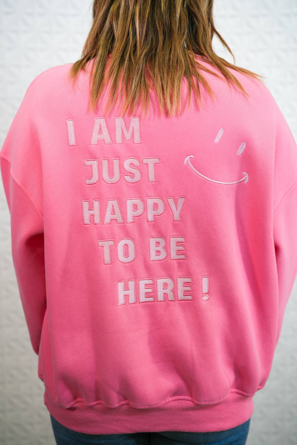 Sunkissed Coconut - I Am Just Happy To Be Here Sweatshirt